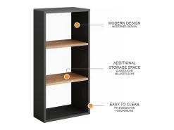 Prateleira*Vicco Schuhschrank carvalho antracite/goldkraft 40x24x80.1 orlando Cinza antracite