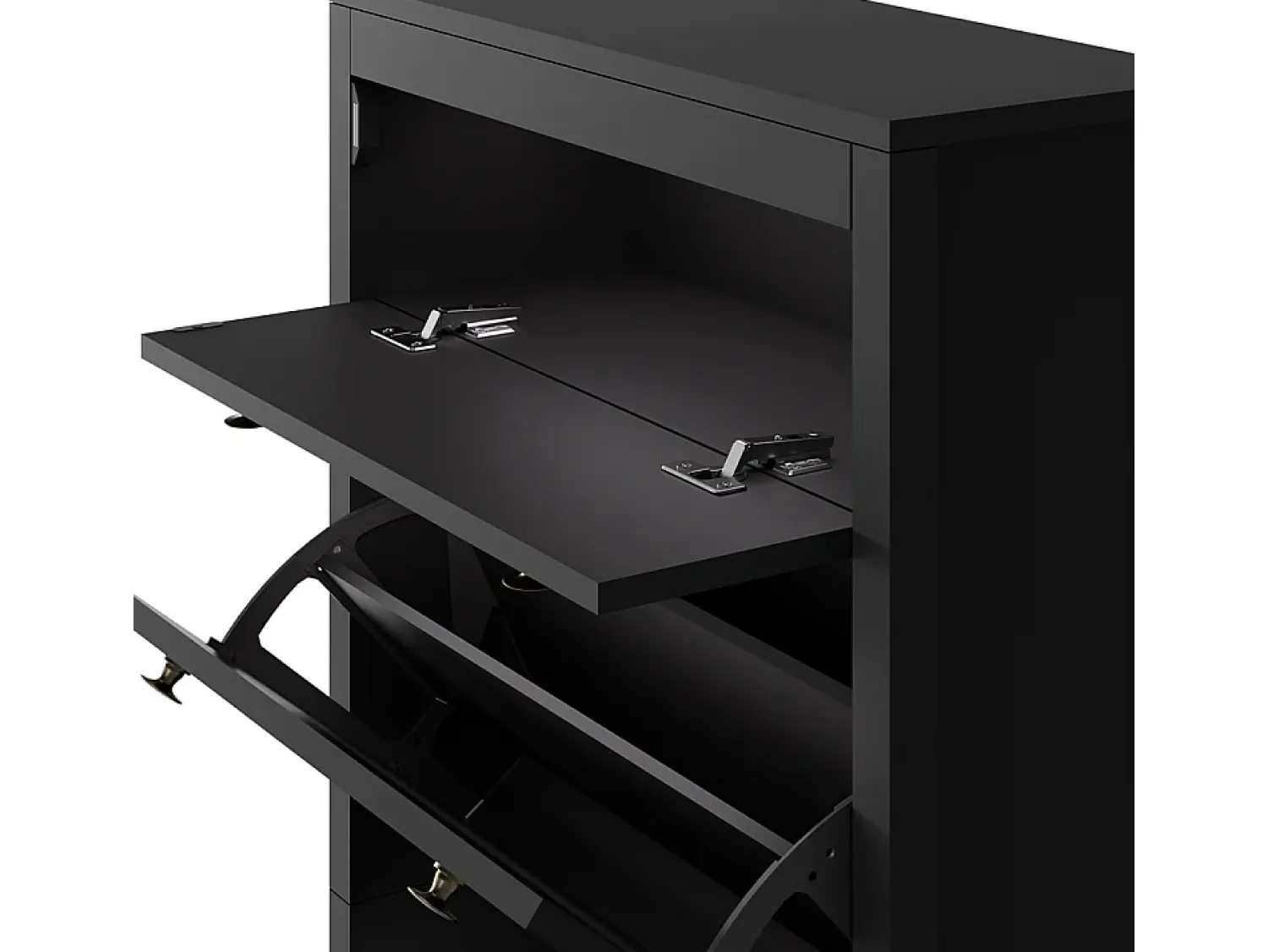 Móvel De Arrumação|Sapateira*Vicco Schuhschrank 60x23.5x153 aron Preto