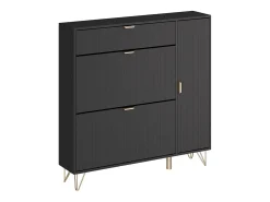 Outlet Vicco Schuhschrank 108x23.5x107.5 helge Preto