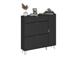 Outlet Vicco Schuhschrank 108x23.5x107.5 helge Preto