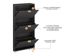 Vicco Schuhschrank 60x23.5x128.5 helge^ Móvel De Arrumação|Sapateira