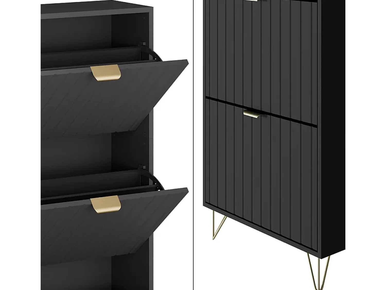 Vicco Schuhschrank 60x23.5x128.5 helge^ Móvel De Arrumação|Sapateira