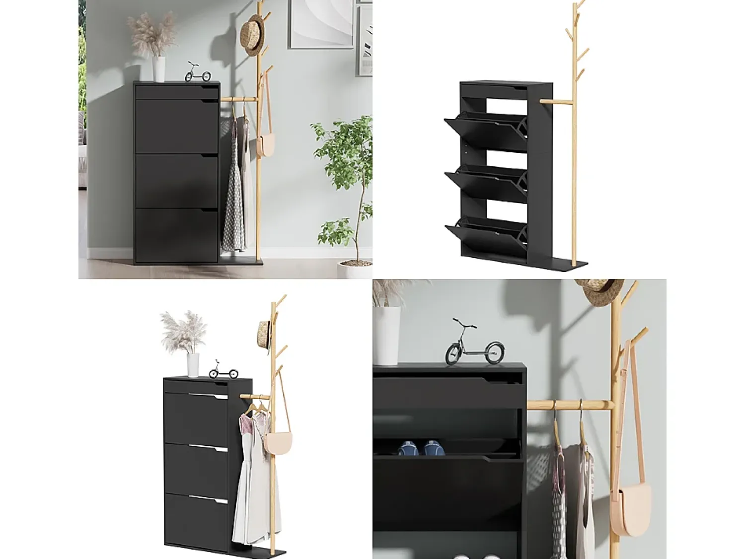 Vicco Schuhschrank 90x30x181.5 ivo^ Móvel De Arrumação|Sapateira