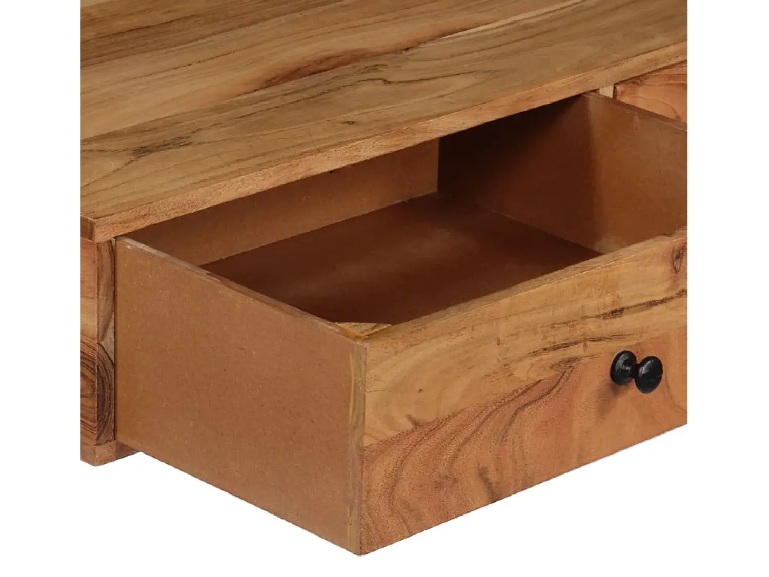 Prateleira|vidaxl Secretária de parede 90x40x170 cm madeira de acácia maciça Castanho
