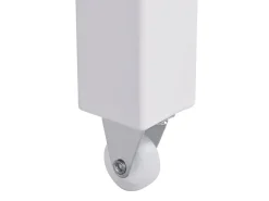Consola*Vente-unique Secretária extensível com 2 gavetas, branca e natural - LOAVIA Natural claro / Branco