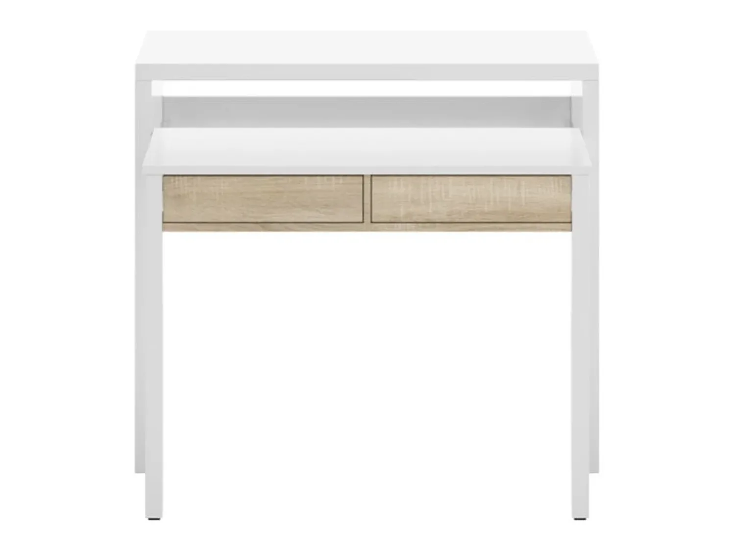 Consola|Loungitude Secretária extensível Mesa Branco