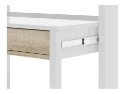 Consola|Loungitude Secretária extensível Mesa Branco