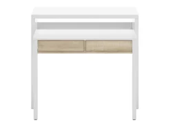Consola|Loungitude Secretária extensível Mesa Branco