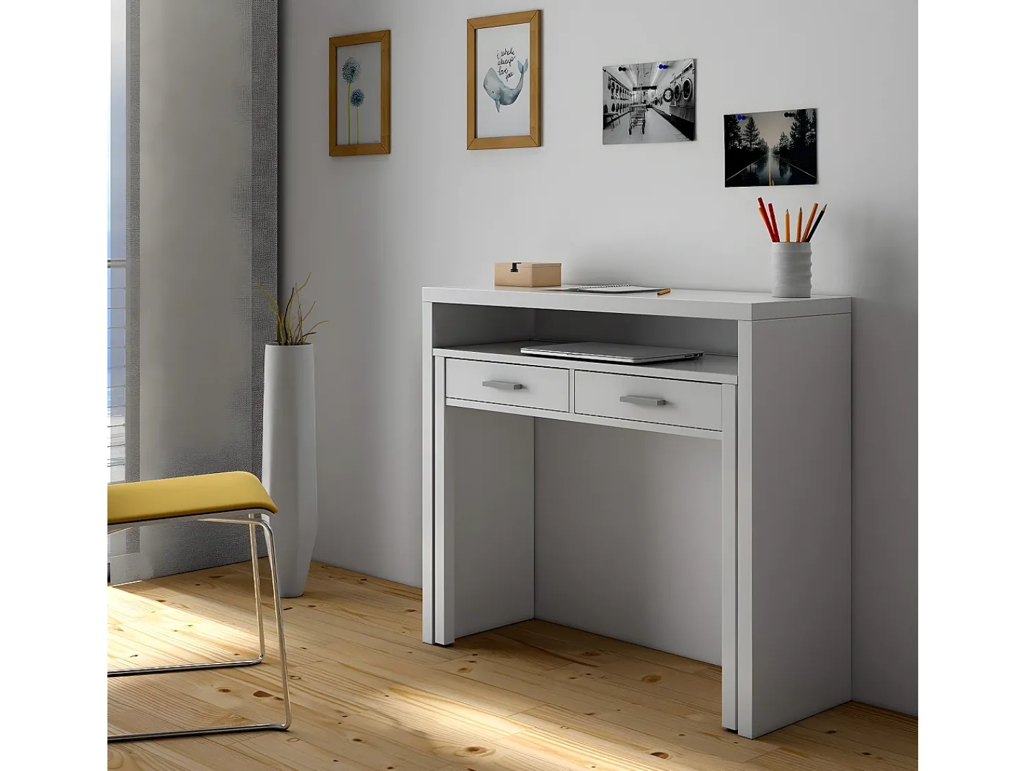 Loungitude Secretária extensível Mesa^ Consola