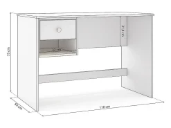 duehome Secretária Misty Breeze^ Consola