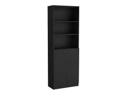 TuHome Set Triplo de Bibliotecas Munds Concept: Organização Inteligente, Estantes Abertos e Elegância Minimalista em um Só Conjunto^ Biblioteca