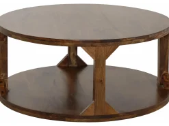 Best Loft24 Sharada | Mesa de centro 60 cm Castanho
