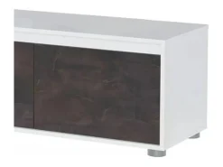 Móvel De Tv*Dmora Sistema de parede Damatte, móvel de sala de TV, composição de conjunto de sala, conjunto de sala com móvel de parede, 200x41h43 cm, e Ã