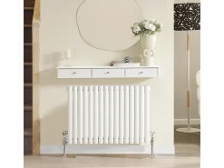 Consola*Sobuy Armário de banheiro com espelho, armário de cozinha, Armário de cozinha suspenso FRG43-L-W Branco
