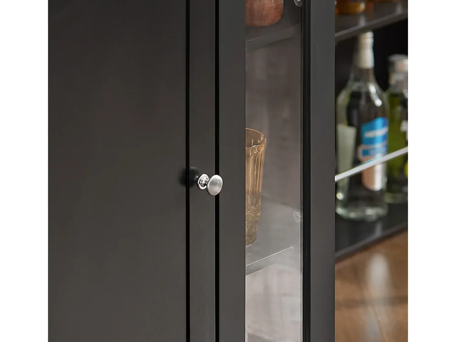 Móvel De Arrumação*Sobuy armário de cozinha, carrinho de cozinha, carrinho de cozinha com rodas FKW75-SCH Preto