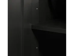 New Sobuy armário de cozinha, carrinho de cozinha, carrinho de cozinha com rodas FKW110-SCH Preto