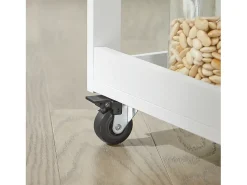 Sobuy armário de cozinha, carrinho de cozinha, carrinho de cozinha com rodas FKW75-WN^ Móvel De Arrumação