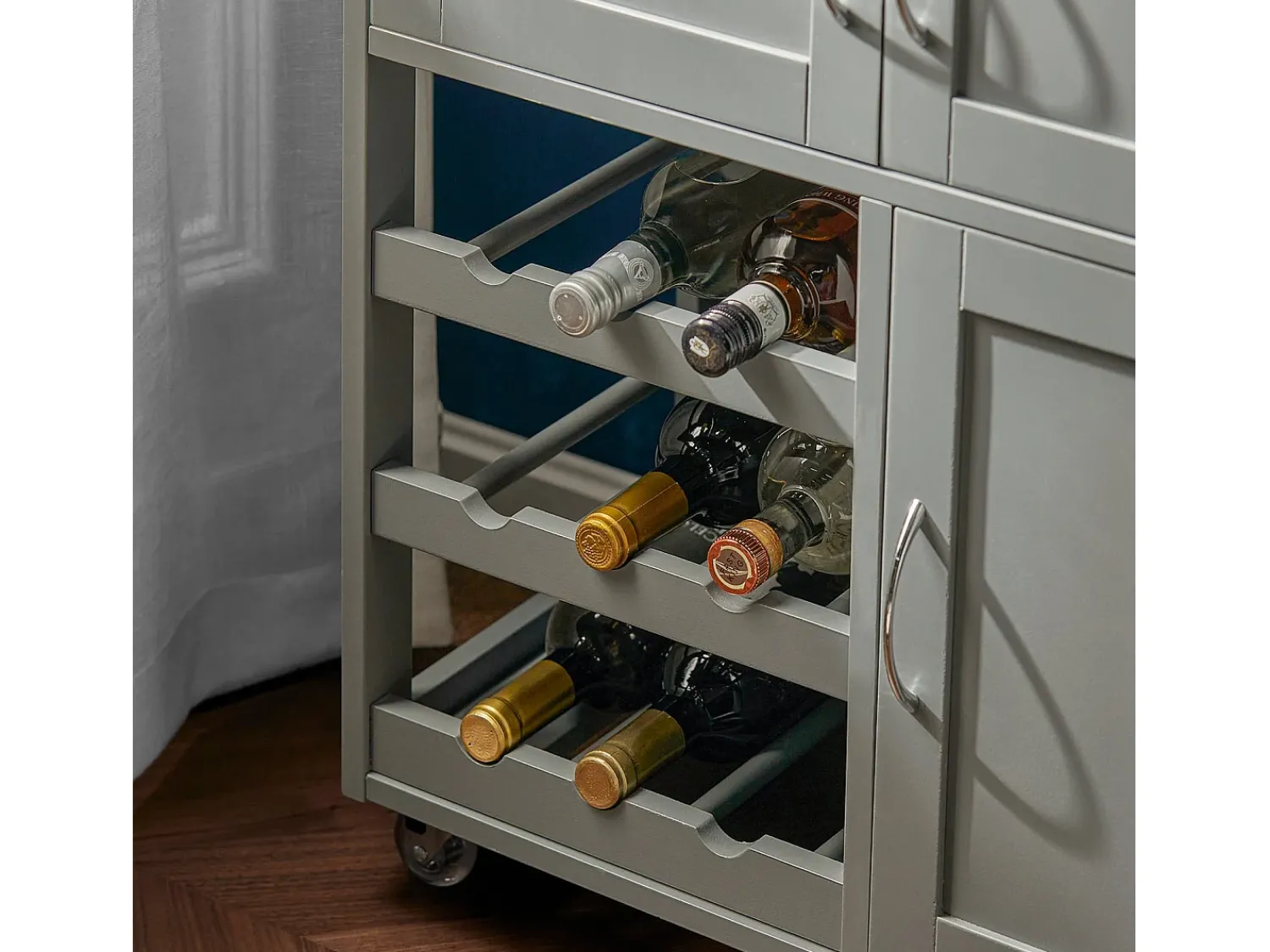 Sobuy armário de cozinha, carrinho de cozinha, carrinho de cozinha com rodas FKW45-HG^ Móvel De Arrumação