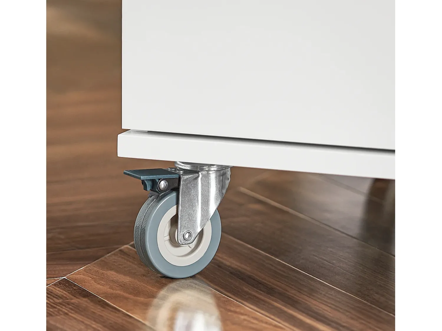 Móvel De Arrumação|Sobuy armário de cozinha, carrinho de cozinha, carrinho de cozinha com rodas FKW117-W Branco