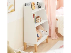 Sobuy armário de criança, armário de livros infantis, armário infantil KMB47-W^ Biblioteca