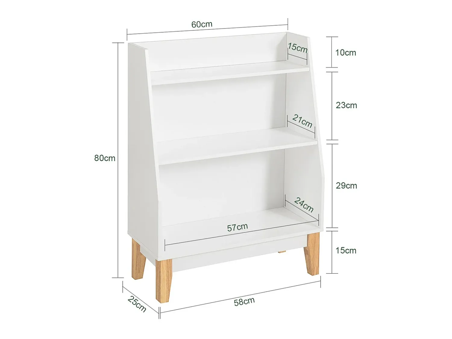 Sobuy armário de criança, armário de livros infantis, armário infantil KMB47-W^ Biblioteca