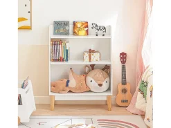 Sobuy armário de criança, armário de livros infantis, armário infantil KMB47-W^ Biblioteca