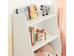 Sobuy armário de criança, armário de livros infantis, armário infantil KMB47-W^ Biblioteca