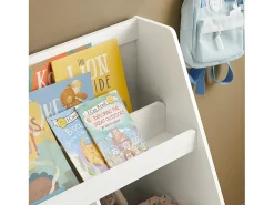 Biblioteca|Sobuy armário de criança, armário de livros infantis, armário infantil KMB83-W Branco