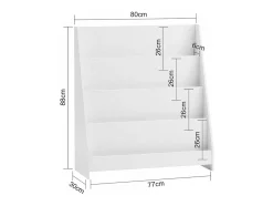 Sale Sobuy armário de criança, armário de livros infantis, armário infantil KMB32-W Branco