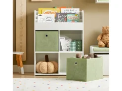 Biblioteca*Sobuy armário de criança, armário de livros infantis, armário infantil KMB79-W Branco