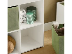 Biblioteca*Sobuy armário de criança, armário de livros infantis, armário infantil KMB79-W Branco