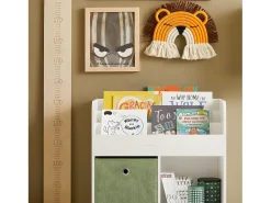 Biblioteca*Sobuy armário de criança, armário de livros infantis, armário infantil KMB79-W Branco
