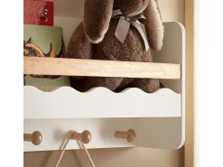 Outlet Sobuy armário de criança, armário de livros infantis, armário infantil KMB78-W Branco