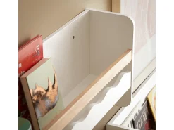 Outlet Sobuy armário de criança, armário de livros infantis, armário infantil KMB78-W Branco