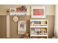 Outlet Sobuy armário de criança, armário de livros infantis, armário infantil KMB78-W Branco