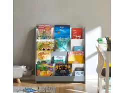 Sobuy armário de criança, armário de livros infantis, armário infantil KMB32-HG^ Prateleira