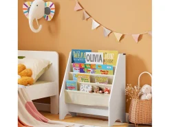 Biblioteca|Sobuy armário de criança, armário de livros infantis, armário infantil FRG225-W Branco