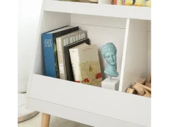 Prateleira|Sobuy armário de criança, armário de livros infantis, armário infantil KMB19-W Branco