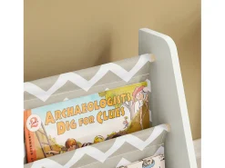 Sobuy armário de criança, armário de livros infantis, armário infantil KMB50-HG^ Biblioteca