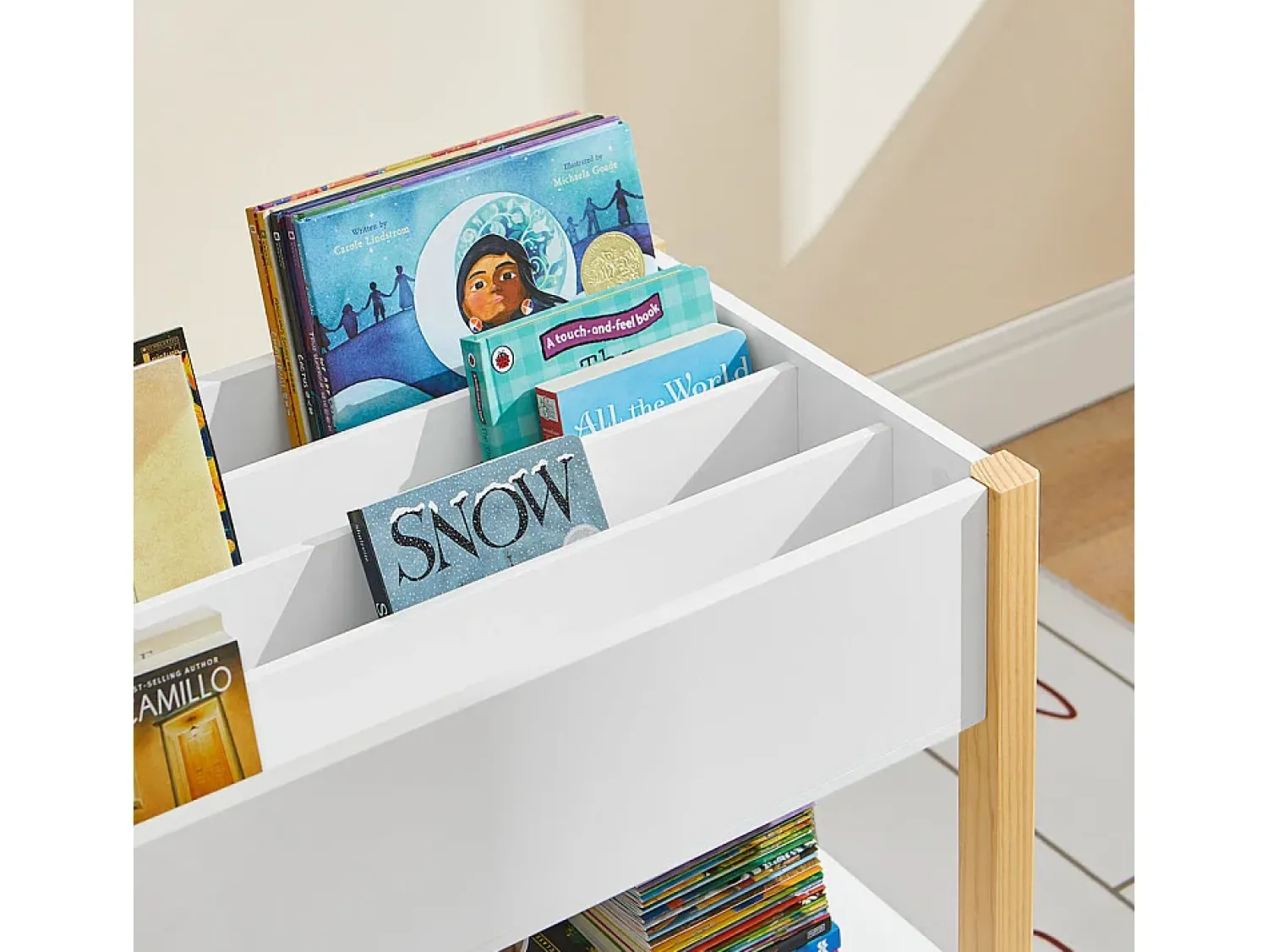 Prateleira*Sobuy armário de criança, armário de livros infantis, armário infantil KMB35-W Branco