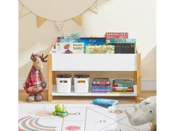 Prateleira*Sobuy armário de criança, armário de livros infantis, armário infantil KMB35-W Branco