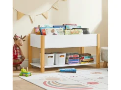 Prateleira*Sobuy armário de criança, armário de livros infantis, armário infantil KMB35-W Branco