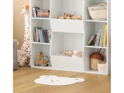 Biblioteca|Sobuy armário de criança, armário de livros infantis, armário infantil KMB55-W Branco