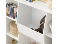 Biblioteca|Sobuy armário de criança, armário de livros infantis, armário infantil KMB55-W Branco