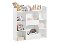 Biblioteca|Sobuy armário de criança, armário de livros infantis, armário infantil KMB55-W Branco