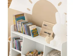 Biblioteca|Sobuy armário de criança, armário de livros infantis, armário infantil KMB55-W Branco