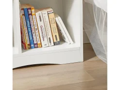 Biblioteca*Sobuy armário de criança, armário de livros infantis, armário infantil KMB57-W Branco
