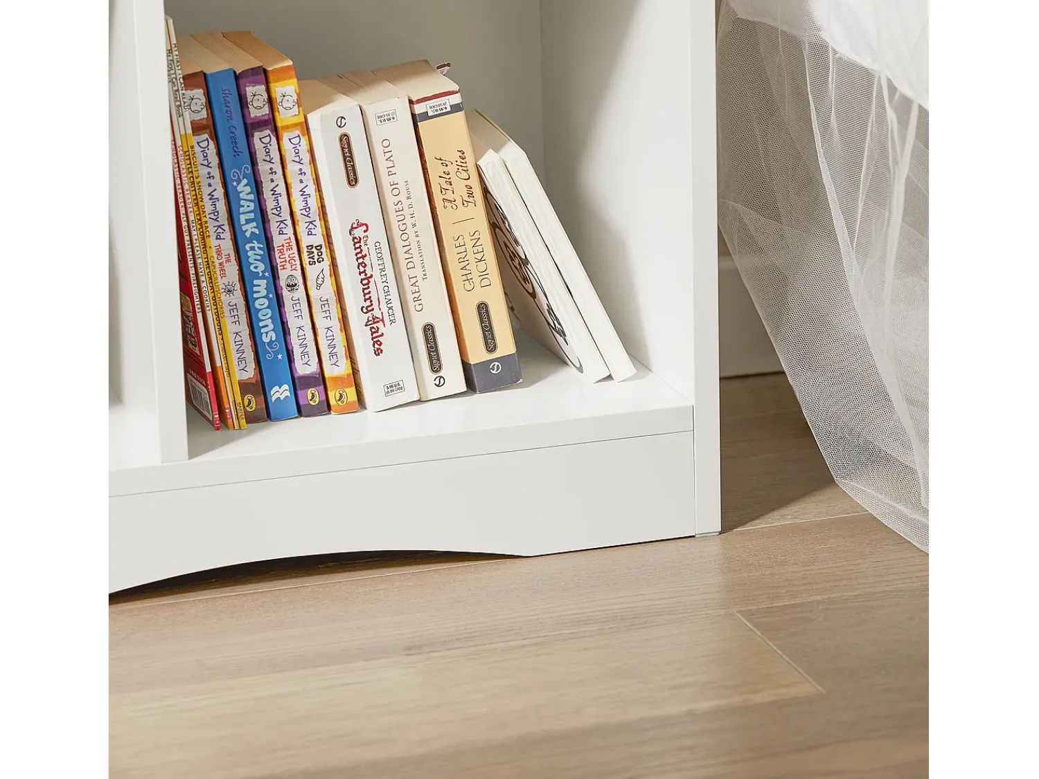Biblioteca*Sobuy armário de criança, armário de livros infantis, armário infantil KMB57-W Branco