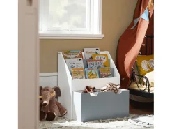 Biblioteca|Sobuy armário de criança, armário de livros infantis, armário infantil KMB17-HG Cinzento