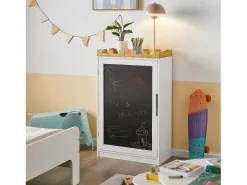 Biblioteca|Sobuy armário de criança, armário de livros infantis, armário infantil KMB43-W Branco